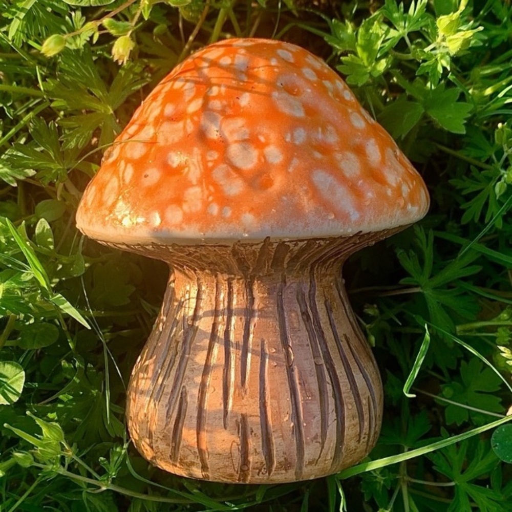 Ceramic Mushroom Decor